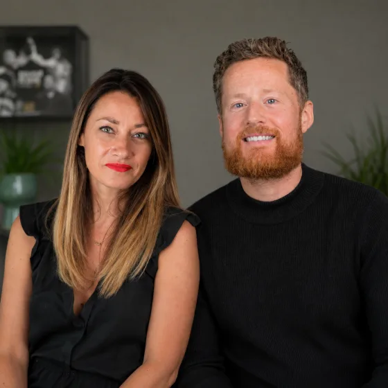 Portrait de Magalie et Bertrand Fercken